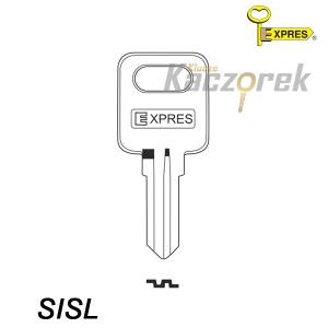 Expres 100 - klucz surowy mosiężny - SISL